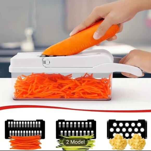 16 in 1 Multifunctional Vegetable CHOPPER MINCER, SHREDER ,DICER,SLICER&CUTTER - Picture 3 of 5